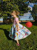 PDF-mønster/pattern: Snurrklänning/twirl dress child size 80-140 (US 12m-10y)