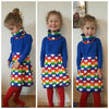 PDF-mønster/pattern: Cozy Dress child size 80-164 (US 12m-14y)