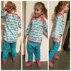 PDF-mønster/pattern: Basic Raglan With a Twist child size 80-164 (US 12m-14y)