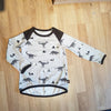 PDF-mønster/pattern: Basic Raglan With a Twist child size 80-164 (US 12m-14y)
