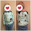 PDF-mønster/pattern: Basic Raglan With a Twist child size 80-164 (US 12m-14y)