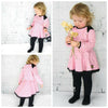 PDF-mønster/pattern: Peplum Tunic With a Twist child size 80-164 (US 12m-14y)