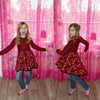 PDF-mønster/pattern: Peplum Tunic With a Twist child size 80-164 (US 12m-14y)