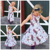 PDF-mønster/pattern: Summer Dress child size 80-164 (US 12m-14y)