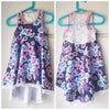 PDF-mønster/pattern: Tank Top Tunic With a Twist child size 80-164 (US 12m-14y)