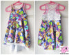 PDF-mønster/pattern: Tank Top Tunic With a Twist child size 80-164 (US 12m-14y)