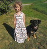 PDF-mønster/pattern: Mini Maxi Dress child size 104-164 (US 4y-14y)