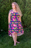 PDF-mønster/pattern: High Low Dress adult size 34-58 (US 2-28)