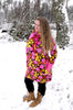 PDF-mønster/pattern: Raglan Dress With a Twist adult size 34-54 (US 4-24)