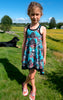 PDF-mønster/pattern: Tank Top Tunic With a Twist child size 80-164 (US 12m-14y)