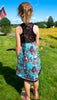PDF-mønster/pattern: Tank Top Tunic With a Twist child size 80-164 (US 12m-14y)