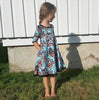 PDF-mønster/pattern: Add on child dresses