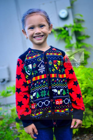 PDF-mønster/pattern: Cloudy Day Hoodie child size 80-164 (US 12m-14y)