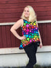 PDF-mønster/pattern: Tank Top Tunic With a Twist adult size 34-58 (US 4-28)