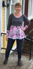 PDF-mønster/pattern: Hel/halvcirkelklänning & peplum (twirl dress) adult size 34-54 (US 4-24)