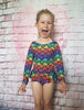 PDF-Mønster/pattern: Dance Like a Mermaid child size 80-164 (US 12m-14y)