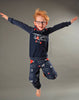PDF-mønster/pattern: Raglan Hoodie With a Twist child size 80-164 (US 12m-14y)