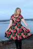PDF-mønster/pattern: Raglan Dress With a Twist adult size 34-54 (US 4-24)