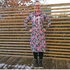 PDF-mønster/pattern: Raglan Dress With a Twist adult size 34-54 (US 4-24)