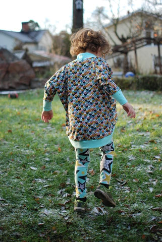 PDF-mønster/pattern: Cozy Embrace Cardigan child size 80-164
