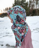 PDF-mønster/pattern: Cozy Cowl Wrap 3 years - adult