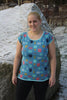 PDF-mønster/pattern: T-shirt adult fitted cut size 34-54 (US 4-24)