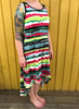 PDF-mønster/pattern: High Low Dress adult size 34-58 (US 2-28)
