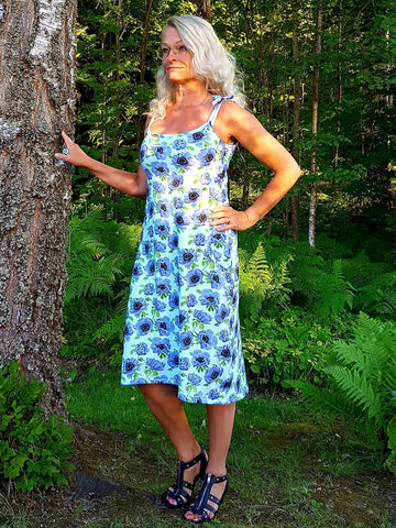 PDF-mønster/pattern: Knot another dress adult size 34-54 (US 4-24)