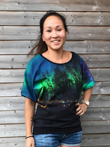 PDF-mønster/pattern: Breezy Top adult size 34-54 (US 4-24)