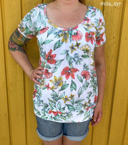 PDF-mønster/pattern: Loose and comfy size 34-54 (US 4-24)