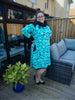 PDF-mønster/pattern: Raglan Dress With a Twist adult size 34-54 (US 4-24)