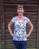 PDF-mønster/pattern: T-shirt adult fitted cut size 34-54 (US 4-24)
