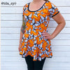 PDF-mønster/pattern: Peplum Tunic With a Twist adult size 34-54 (US 4-24)