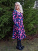 PDF-mønster/pattern: Raglan Dress With a Twist adult size 34-54 (US 4-24)