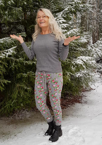 PDF-mønster/pattern: Slim fit joggers adult size 32-54 (US 2-24)