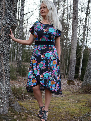 PDF-mønster/pattern: Tulip dress adult 34-58