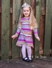 PDF-mønster/pattern: Fit and flare dress child 104-164