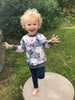 PDF-mønster/pattern: Raglan Hoodie With a Twist child size 80-164 (US 12m-14y)