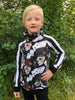PDF-mønster/pattern: Raglan Hoodie With a Twist child size 80-164 (US 12m-14y)