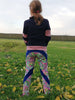 PDF-mønster/pattern: Swirl around leggings 80-164 (US 12m-14y)