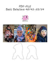 PDF-mønster/pattern: Basic Balaclava 40/42-52/54