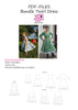 PDF-pakke/bundle: Snurris/twirl dress child + adult