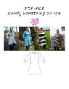 PDF-mønster/pattern: Comfy Something Adult 32-54 (US 2-24)