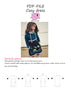PDF-mønster/pattern: Cozy Dress child size 80-164 (US 12m-14y)