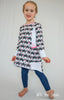 PDF-mønster/pattern: Snuggly Tunic 80-164 (US 12m-14y)