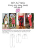 PDF-mønster/pattern: Every Day Cozy Pants child size 50-164 (US newborn-14y)