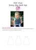 PDF-mønster/pattern: Every Day Tank Top child size 80-164 (US 12m-14y)