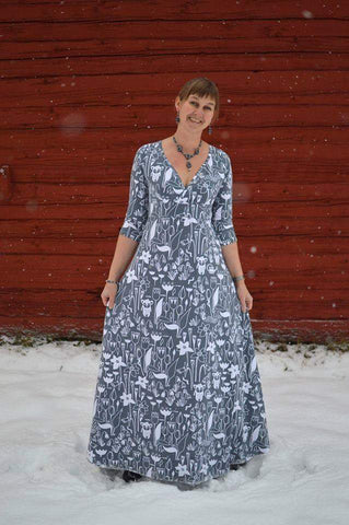 PDF-mønster/pattern: Date dress adult size 34-58 (US 4-28)