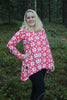 PDF-mønster/pattern: Add on adult dresses & fitted T-shirt