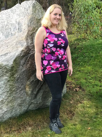 PDF-mønster/pattern: Every Day Tank Top adult fitted size 34-54 (US 4-24)